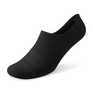 Anytime No Show Heel Grip Sock - Natural Black